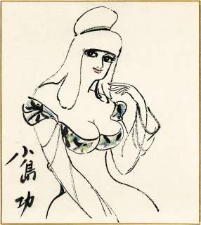 Ko Kojima Hand Signed Reproduction Shikishi (coloring also done by hand) | Mandarake (Big Web)