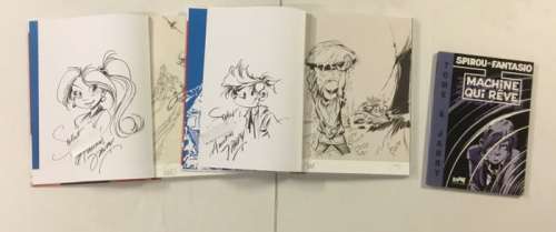 Spirou et Fantasio - T40+T41 +T46 + 2 x Dédicace - 3xTT - Hardcover - First edition - (1998/2018) | Catawiki