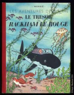 Herge | TINTIN 12. LE TRESOR DE RACKHAM LE ROUGE. B3 SAPHO . Album tout | Coutau Bégarie