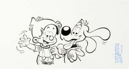 Roba Jean | BOULE & BILL. Illustration représentant les deux personnages | Coutau Bégarie