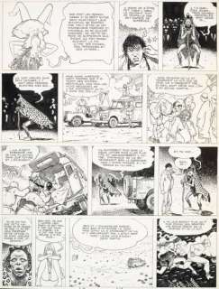 Manara Milo | Planche originale de Giuseppe Bergmann Planche 24 Encre... | Vermot et Associés