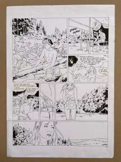 Roels, Benoit - Planche originale - Bleu Lézard T4 - Le Sourire du loup - (2001) | Catawiki