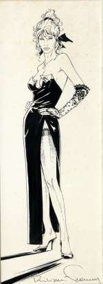 Francq | Largo Winch, illustration Ã  l’encre de Chine … | Banque Dessinée