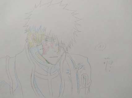 Bleach - Drawing of Ichigo Kurosaki - Unique - EXTREMELY RARE | Catawiki