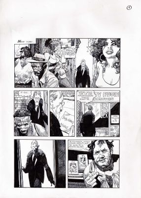 Sergio Toppi | Martin Mystere: Questioni di famiglia p.1 (Ken Parker Magazine n.35) | Tavole Originali