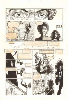 Bob Hall, Tom Ryder - shadowman #28 p. 9 - shadowman jumps off a rooftop - 1994