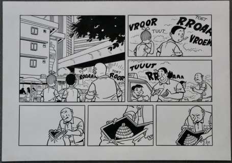 Suske en Wiske - Originele pagina (p.8) - De preutse prinses - (2020) | Catawiki