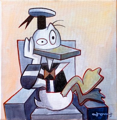 Donald Duck – Cubist Inspiration | Corner4art