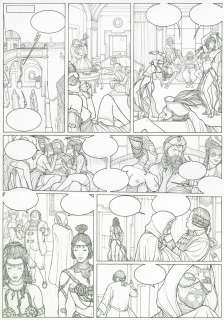 Adriano De Vincentiis - Planche originale - Roxelane - Succubes