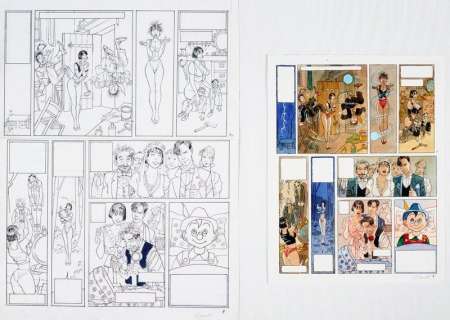 Gibrat Jean | Pierre Pinocchia Planche de fin de cette version revisitée... | Vermot et Associés