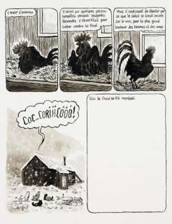 TANQUERELLE Hervé - Lot 775 - Planche 3 de l‘album La vierge Froide Encre de chine...