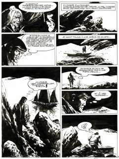 William Vance | Bob Morane, L’Empereur de Macao, planche originale à l’encre de chine pour cet album paru en 1980 au Lombard. | Septimus