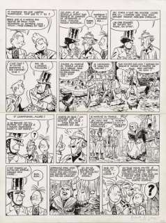 Le Gall, Franck | SPIROU ET FANTASIO Planche originale à l’encre de Chine, | Cornette de St Cyr