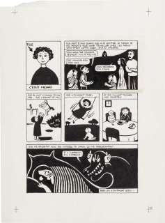 Marjane Satrapi | Persepolis (Original Book Art, page 32) | Sotheby’s