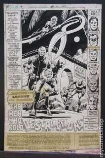 Original Art for Justice League of America (1st Series) Issue 125, Page 1 by Dick Dillin and Frank McLaughlin | mycomicshop.com