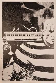 Bradstreet Tim | The Punisher - Planche originale de la couverture du Comics "The Punisher" Marvel NOIR Comics, Issue 2, "Punisher & - (2009) | Catawiki