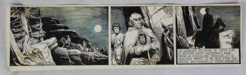 Wijn, Piet | Wijn, Piet - Originele strook - Aram - de Broederschap der Bronzen Draak - (1955) | Catawiki