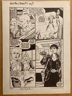 John Byrne - Next Men 0 - John Byrne - Original art - Page volante - EO