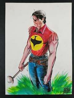 Emanuele Barison | Zagor - E. Barison - originale per copertina "Oltre il segno" - Page volante - (2012) | Catawiki