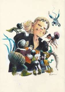 Follet, René | Follet, René - Dessin original couleur - Ikar | Catawiki