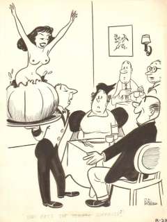 Bo Brown - Nude Out of Pumpkin - Humorama 1959