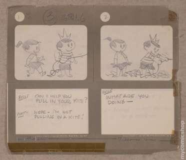 Original Storyboards (String) for Funday Funnies featuring Matty Mattel | mycomicshop.com