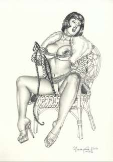 Giovanna Casotto | Giovanna Casotto - illustrazione originale " Dominatrice " - Page volante - (2021) | Catawiki