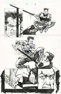Howard Chaykin | Wolverine vol 3 #58 - original art half splash page by Howard Chaykin - EO - (2007) | Catawiki