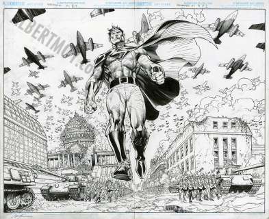 Jim Lee, Sandra Hope - mastermen issue 1 page 8 and 9