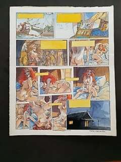 Maltaite, Eric | Maltaite, Eric - Planche originale couleur - Robinsonne - (2001) | Catawiki