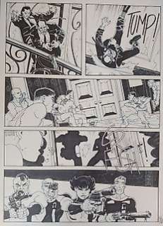 Mario Alberti | Legs Weaver - Mario Alberti - tavola originale - Page volante - Exemplaire unique | Catawiki