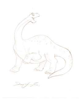 Dean Yeagle | Yeagle - Happy Bronto, Dinosaurs | Russ Cochran