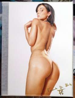 Fernando J. Delgado Boils (Fernandojdb) | Sexy pin-up (R.224) - Original watercolor painting - Size: 20,4 x 29,7 cm. - (2021) | Catawiki