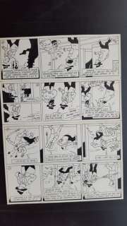 De Moor, Bob | Original page (p.12)  - Snoe en Snolleke  - De Gele Spion  - (1956) | Catawiki