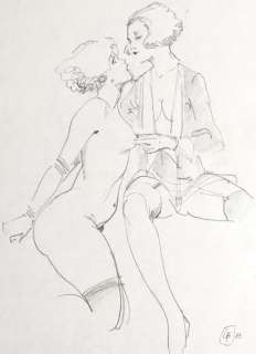 Leone Frollo | Pin Up - Leone Frollo - studio originale - Page volante | Catawiki