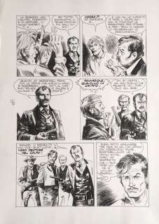 Giorgio Trevisan | Ken Parker - Giorgio Trevisan - original page - Page volante | Catawiki