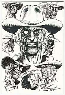 Walter Venturi | All-Star Western - Walter Venturi - illustrazione originale "Jonah Hex" - Exemplaire unique - (2008) | Catawiki