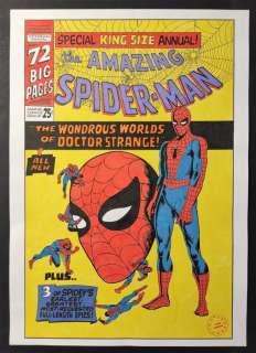 Larry Camarda | Amazing Spider-Man Annual Vol 1 #2 - Larry Camarda - original cover recreation - Exemplaire unique - (2015) | Catawiki