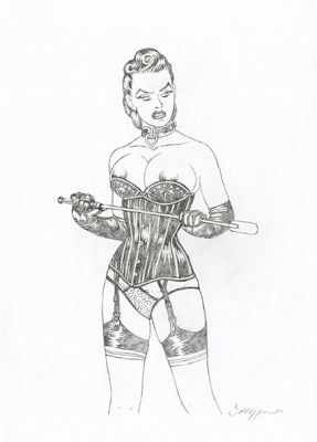 Roberto Baldazzini – “Miss Lucrezia MKL01” – Illustrazione pubblicata | Cart Gallery