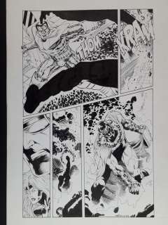 Giancarlo Olivares | Uncanny X-Men - Giancarlo Olivares - Tavola di Prova - Firmata e Datata - Page volante - Exemplaire unique - (1993) | Catawiki