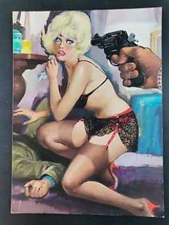 Giorgio Albertarelli - G. Albertarelli - Originale di Copertina per Giallo - Page volante