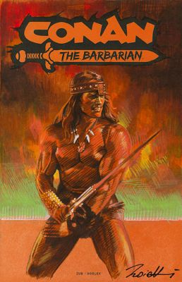 Proietti, Fernando | Conan the Barbarian – Arnold Schwarzenegger – Blank Cover color | Cart Gallery