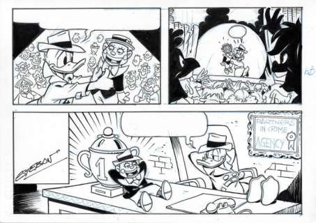 Esteban | Esteban - Original Comic Page - Donald Duck | Catawiki
