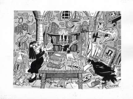 Esteban | Magica De Spell - Esteban - Original drawing | Catawiki