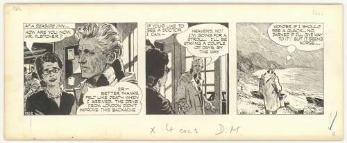 David Wright | Wright - CAROL DAY, "Emergency" #1362 Daily Strip (1960) NO RESERVE | Russ Cochran