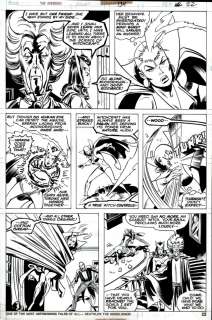 Joe Staton, Sal Buscema - avengers #134 p 22 (agatha harkness, scarlet witch, moondragon, jarvis! ) 1974
