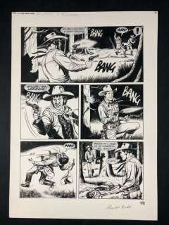 Alessandro Piccinelli | Tex n° 611 - "I Trapper di Yellowstone" - Firmata - Page volante - Exemplaire unique - (2011) | Catawiki