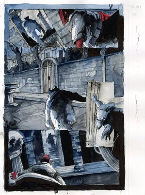 “Hellboy – the Monster of Nivola” – tav.15 | Cart Gallery