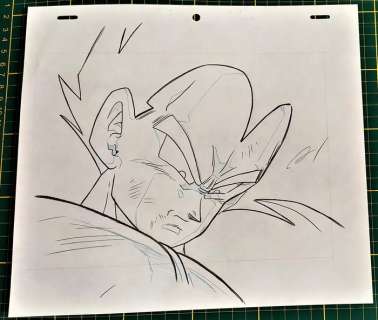 Akira Toriyama | Dragonball Z - Original sketch - Vegeta - Exemplaire unique - (1991) | Catawiki