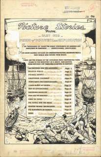 Index | Index, PICTURE STORIES FROM AMERICAN HISTORY #1 (1945) | Russ Cochran